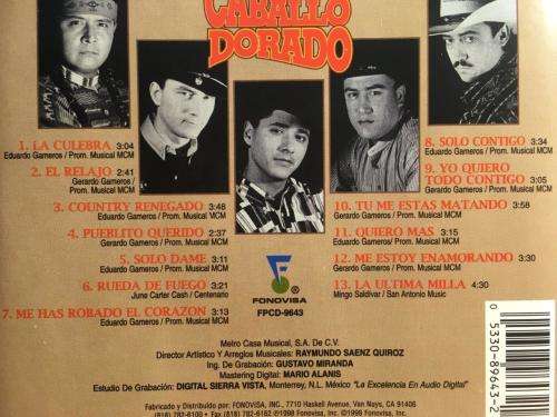 CD - Caballo Dorado - Solo Contigo