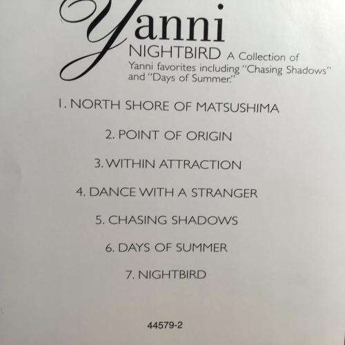 CD - Yanni - Nightbird