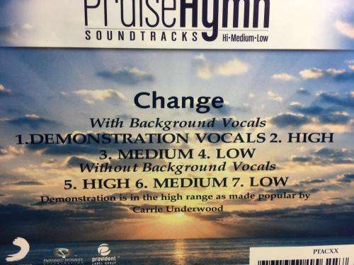 CD - Praise Hymn - Change