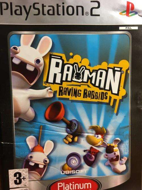 PS2 - Rayman Raving Rabbids - Platinum