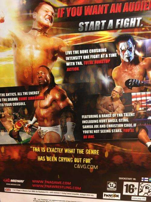 PS2 - TNA Impact! Total Nonstop Action Wrestling