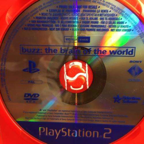 PS2 - BUZZ Brain of The World (Disc Only)