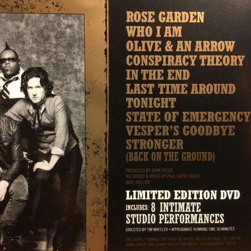 CD - Nick Jonas & The Administration - Who I Am  (cd & Limited Edition DVD)