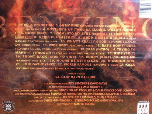CD - Benzino - Arch Nemesis (New Sealed)