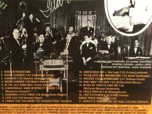 CD - Ted Weems 7 His Orchestra - More 1940 Beat the Band Shows