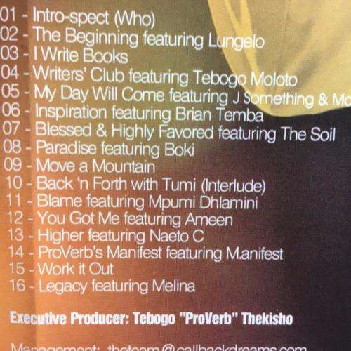 CD - ProVerb - Fourthwrite