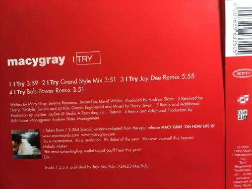 CD - Macy Gray - I Try (single)
