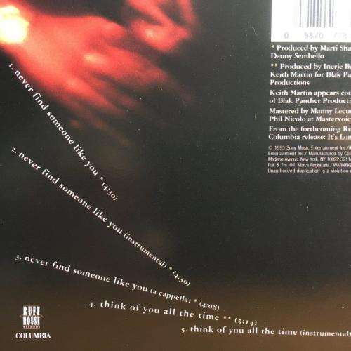 CD - Keith Martin - Never Find Someone Like You