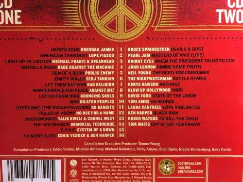 CD - Body of War - Songs That Inspired am Iraq War Vetran (2cd)