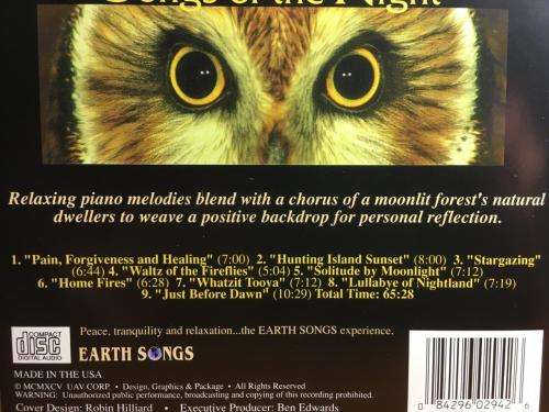 CD - Earth Songs - Songs of The Night
