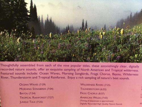 CD - Echoes of Nature - Sampler