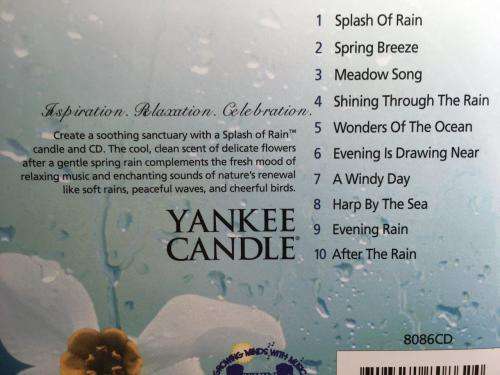CD - Yankee Candle - Splash Of Rain