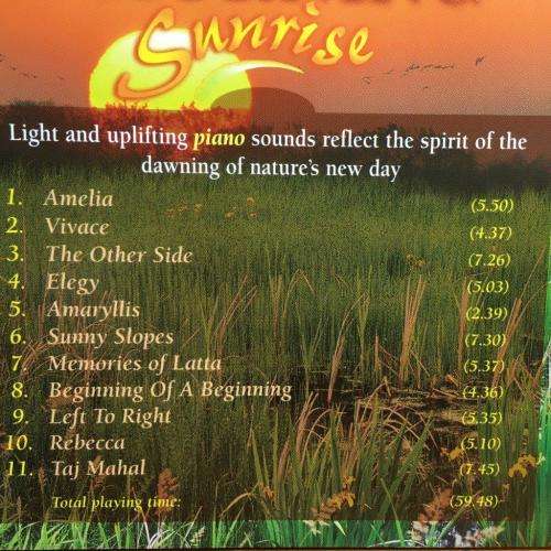 CD - Morning Sunrise