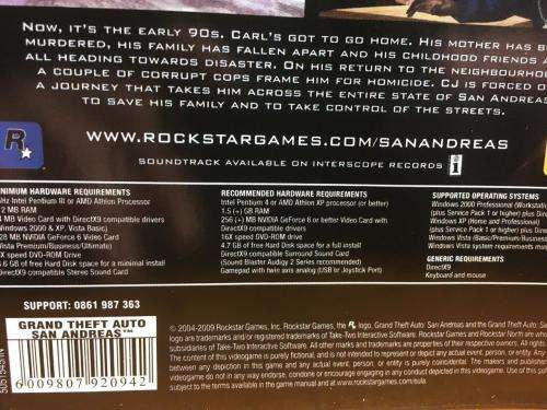PC - Grand Theft Auto SanAndreas