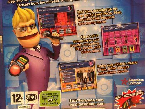 PS2 - Buzz The Pop Quiz