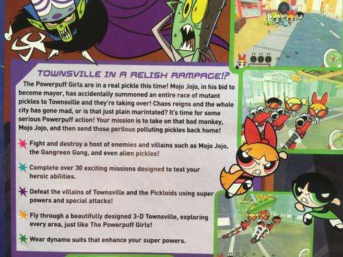 PS2 - The Powerpuff Girls Relish Rampage