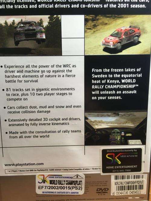 PS2 - WRC World Rally Championship - Platinum