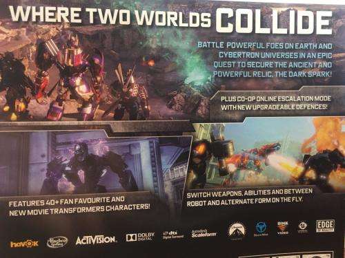 PS3 - Transformers Rise Of The Dark Spark