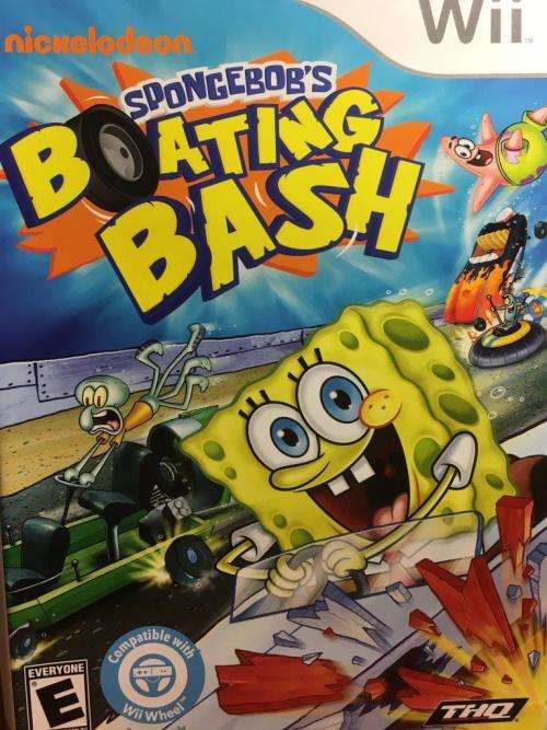 Wii - Spongebob`s Boating Bash (NTSC USA won`t play on PAL systems)