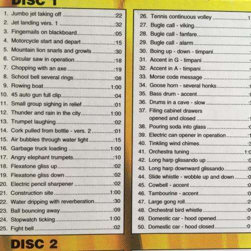 CD - Ultimate Sound Effects (2cd)