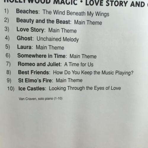 CD - Hollywood Magic Love Story and Other Hits