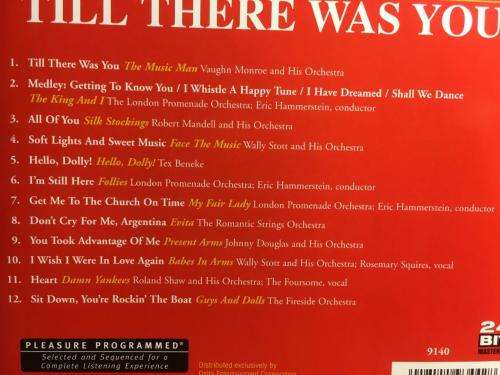 CD - Till There Was You The Best of Broadway