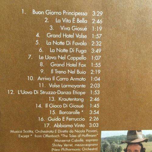 CD - LA Vita E' Bella (Life Is Beautiful) - Original Motion Picture Soundtrack
