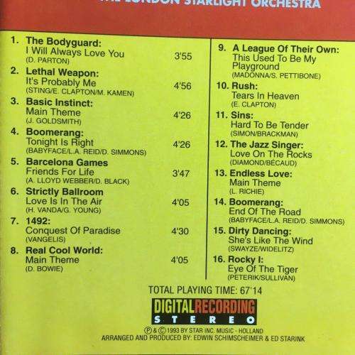 CD - 16 Fantastic Film Themes - The London Starlight Orchestra