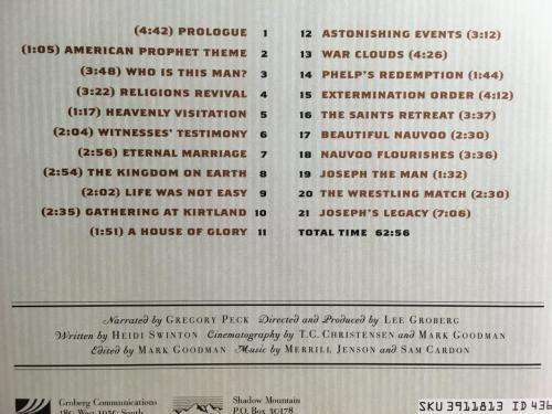 CD - American Prophet - Original Motion Picture Soundtrack