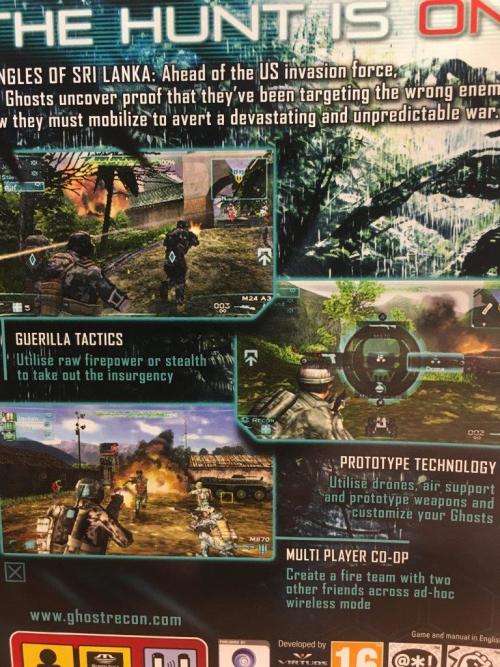 PSP - Tom Clancy`s Ghost Recon Predator