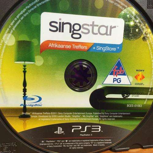 PS3 - Singstar Afrikaanse Treffers (Disc Only)
