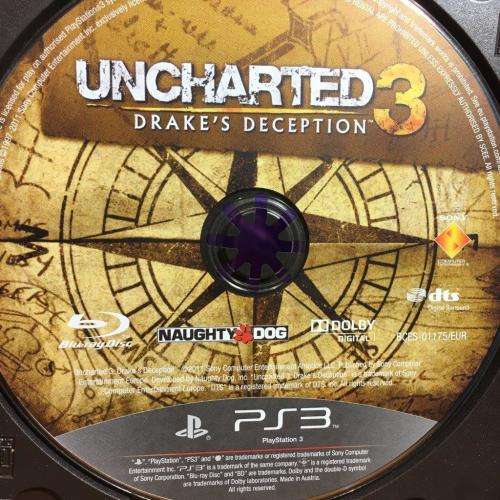 PS3 - Unchartered 3 (Disc Only)