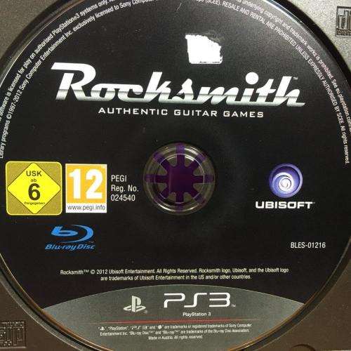 PS3 - Rocksmith Authentic Guitar Games (Disc Only)