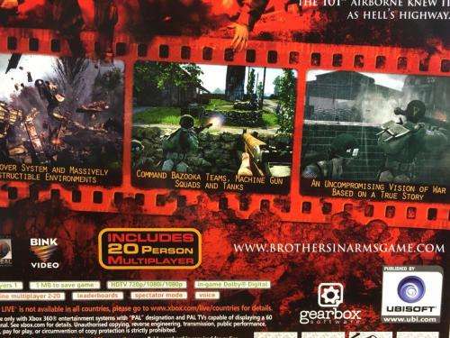 Xbox 360 - Brothers In Arms Hell`s Highway
