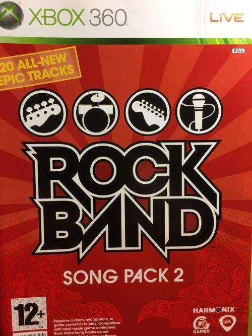 Xbox 360 - RockBand Song Pack 2