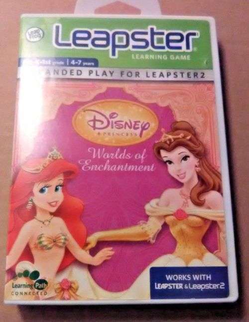 Leap Frog - Leapster Learning Game - Disney Princess Worlds of Enchantment