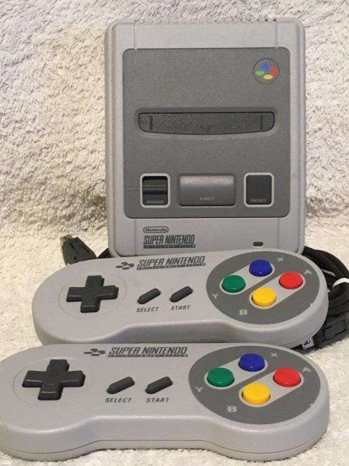 Nintendo Classic Mini: Super Nintendo Entertainment System with Controller Pair HDMI and Power Cable