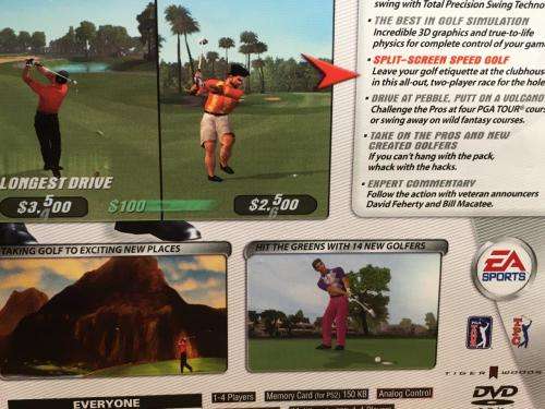 PS2 - Tiger Woods PGA Tour 2002 - (NTSC U/C version)