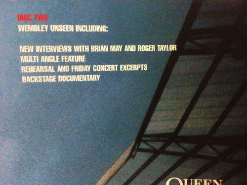 DVD - Queen Live At Wembley Stadium - 2DVD Set Complete Concert + Bonus Footage