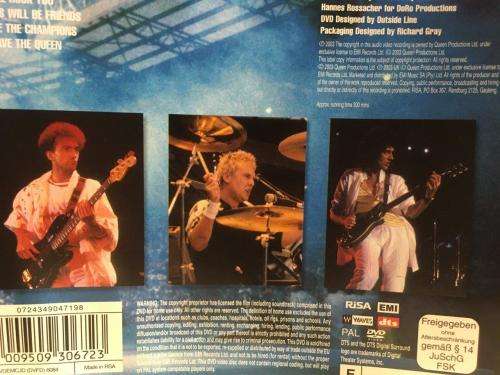 DVD - Queen Live At Wembley Stadium - 2DVD Set Complete Concert + Bonus Footage