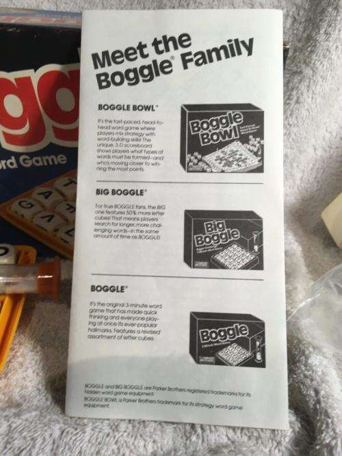 Vintage Boggle - Made in West Germany - Parker Brothers