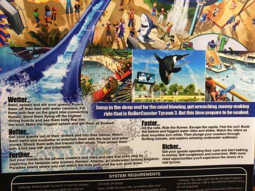 PC - Rollercoaster Tycoon 3 Soaked (Requires Rollercoaster Tycoon 3 to play)