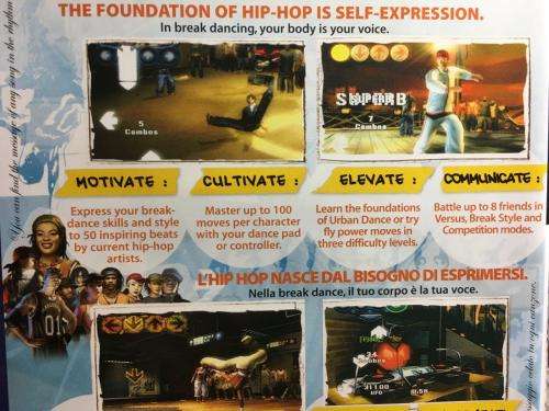 PS2 - Flow Urban Dance Uprising - Enhanced with eyetoy usb camera