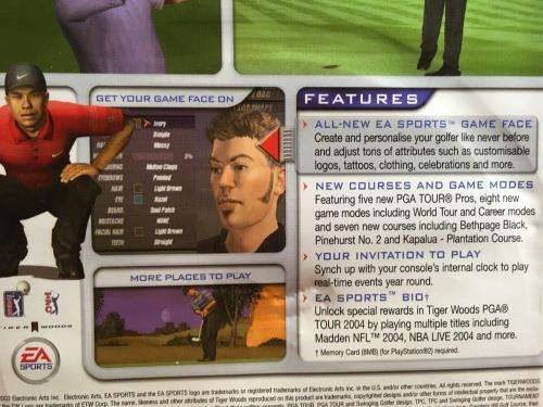 PS2 - Tiger Woods PGA Tour 2004