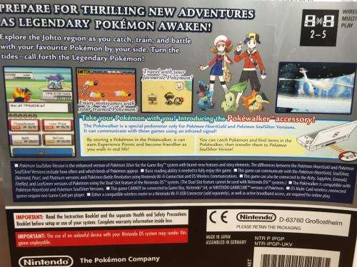 Nintendo DS - Pokemon SoulSilver Version