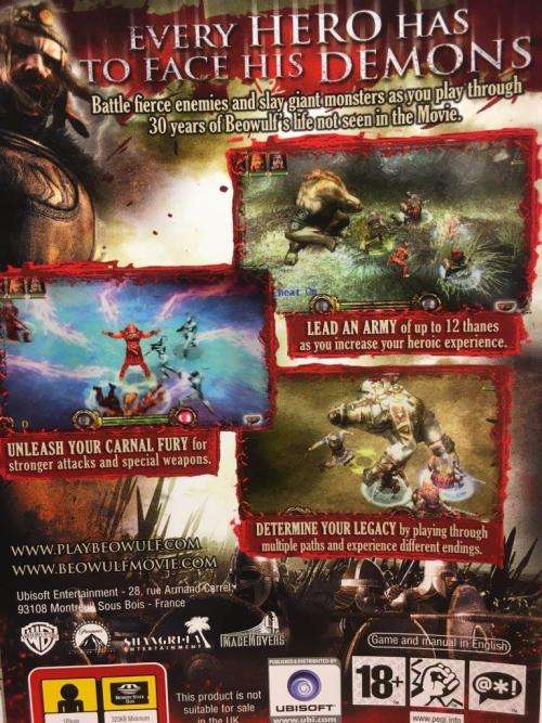 PSP - Beowulf The Game
