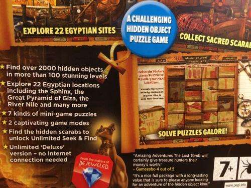 PC - Amazing Adventures The Lost Tomb - Find and Unlock the Lost Tomb of Egypt! Hidden Object Advent