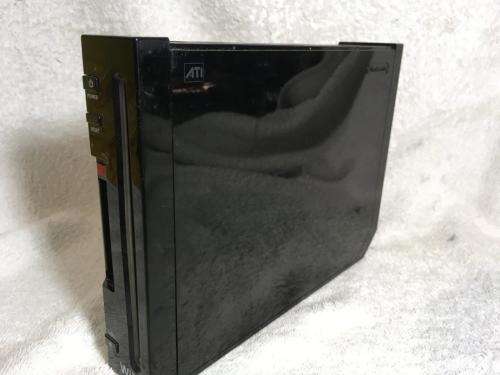 Nintendo Wii - Black, Working but not reading discs - dust covers missing Spares or repair