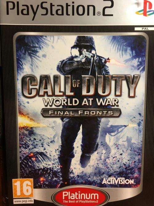 PS2 - Call of Duty World at War - Final Fronts - Platinum