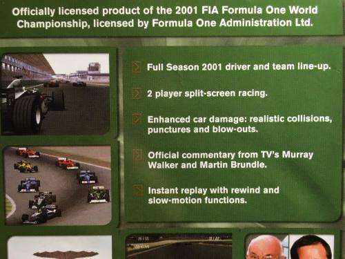 PS2 - Formula One 2001 (One Disc)